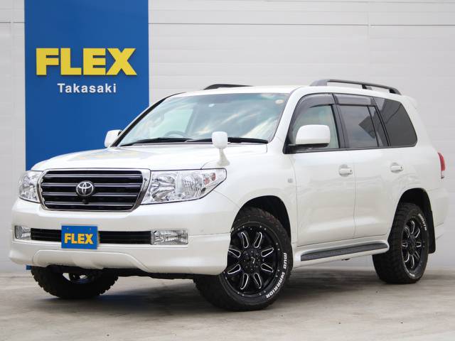 買取車両☆純正Ｐホワイト☆ＡＸーＧセレクション☆低走行☆ベージュ本革シート☆新品ＬＥＸＸＥＬ２０ＡＷ☆新品ＭＯＮＳＴＡ２８５ＭＴタイヤ☆リアスポイラー☆純正マルチナビ☆マルチビュー☆バックカメラ☆