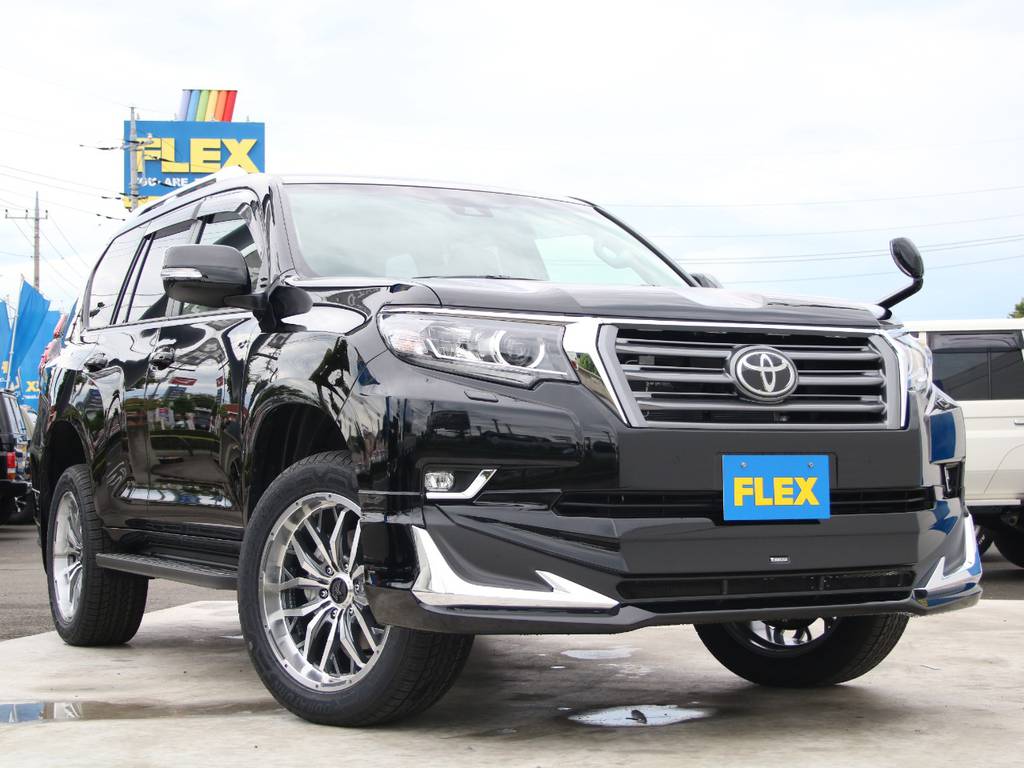 モデリスタエアロを装着した新車未登録１５０プラド、新入庫です☆