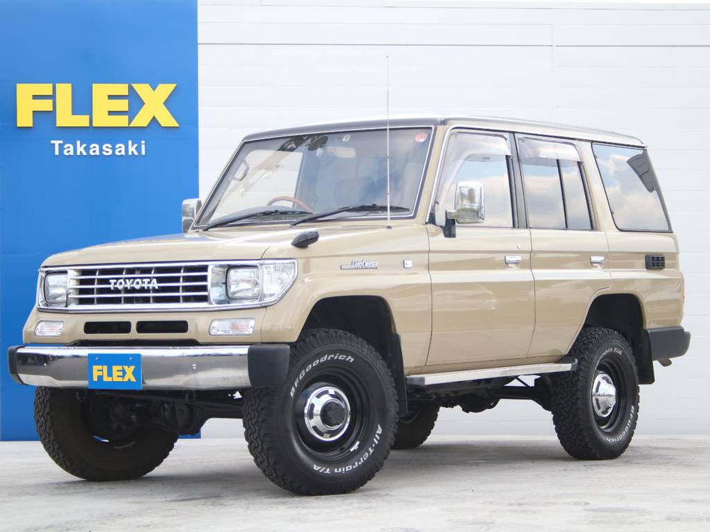 買取直販車☆オールペイントベージュ☆最上級グレードEX☆ナロー換装☆リフトアップ☆輸出用１５インチホイール☆ＢＦＧタイヤ☆ケンウッドフルセグ対応ナビ☆バックカメラ☆ナルディステアリング☆