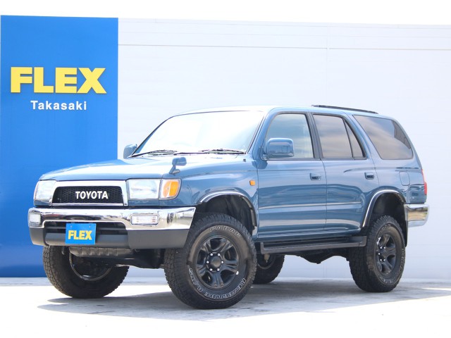 買取直販車☆当店過去販売車両☆オールペイントアルルブルー☆２インチリフトアップ済み☆純正１６インチＡＷ☆ＡＴタイヤ☆社外ＳＤナビ☆ワンオフグリル☆ナロー換装☆
