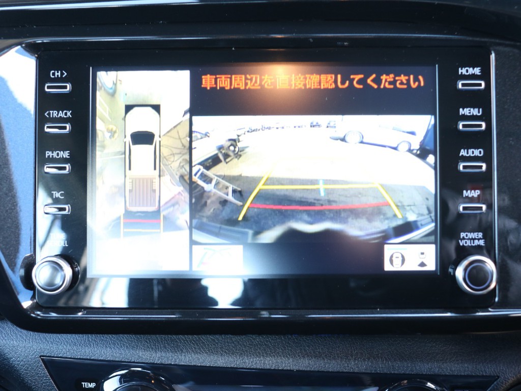 カメラで周囲が確認できますので安心です☆