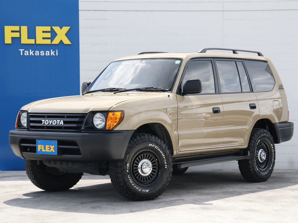 ＮＥＷペイントベージュ☆３Ｌディーゼルターボ☆ＴＸ－ＬＴＤ☆新品ＤＥＡＮホイール☆新品ＢＦＧタイヤ☆新品丸目、ナロー換装☆新品灯火☆新品ＴＯＹＯＴＡグリル☆新品ウッドコンビステア☆