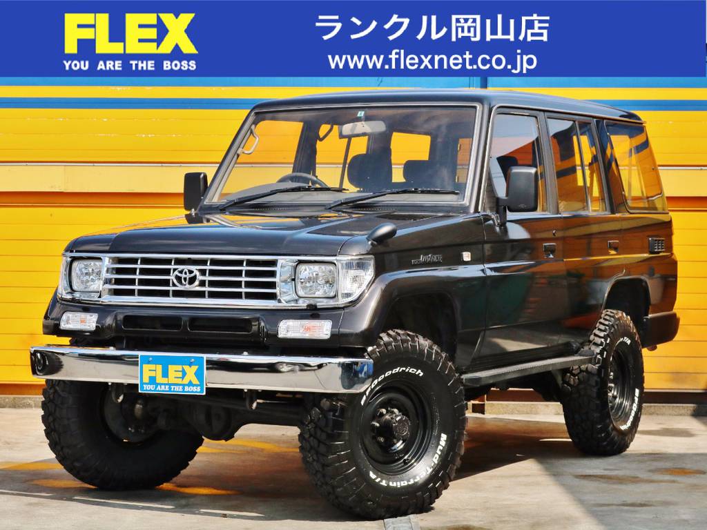 ランクル７８プラド　ＮＥＷペイントダークブラウン　新品2インチＵＰ　新品BFグッドリッチMTタイヤ