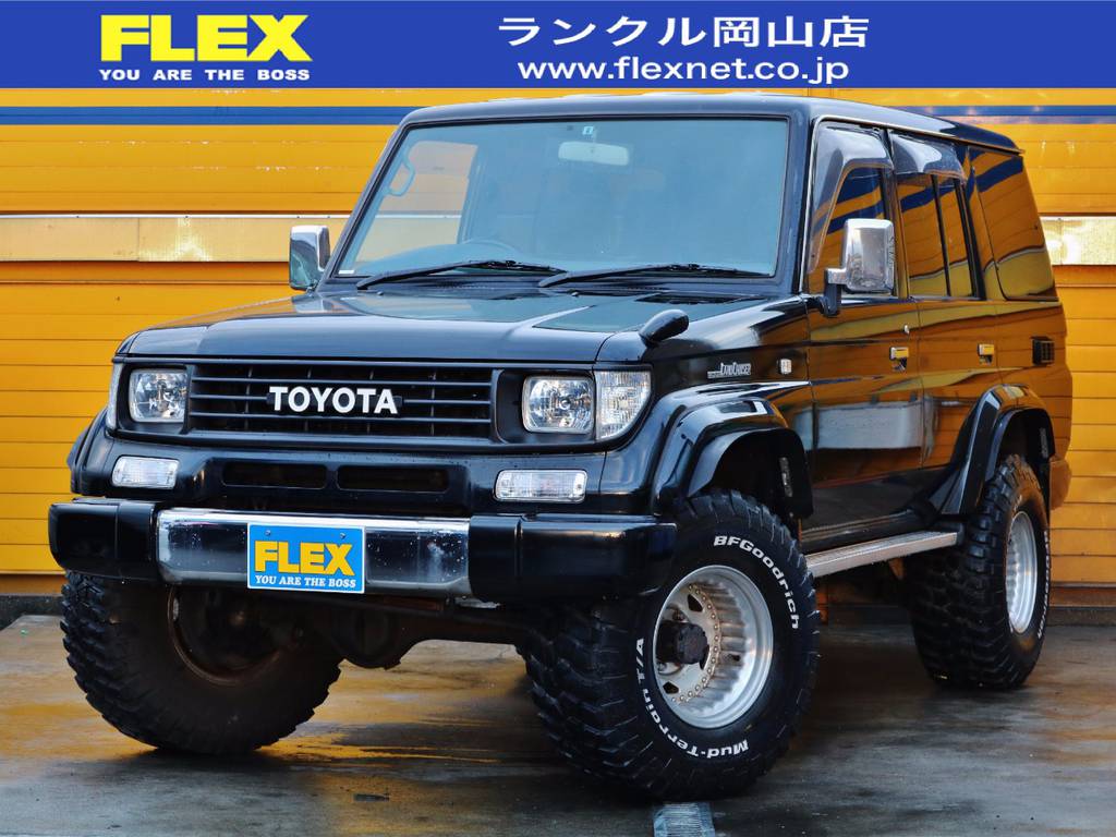 ランドクルーザー７８プラド　オールペイントブラック　ユーザー買い取り車輛！