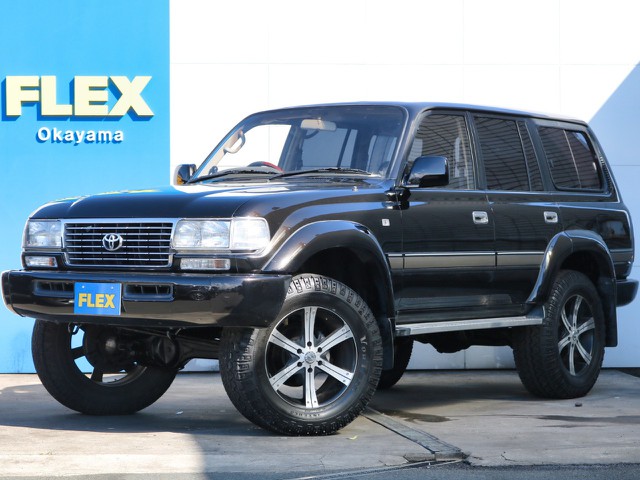 ランドクルーザー８０　オールペイント×ブラック　リフトＵＰ