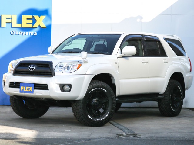 後期型２１５サーフ！２インチリフトUP！社外アルミホイール＆新品BFGタイヤ