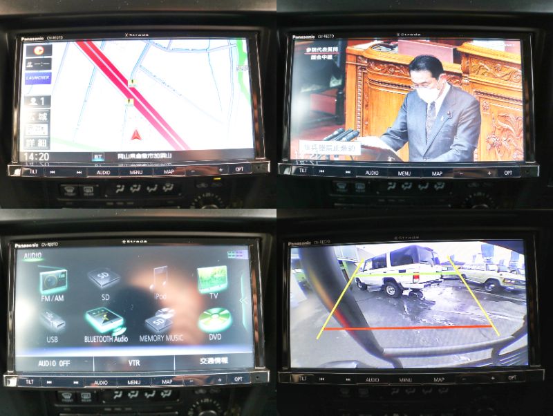 フルセグTV視聴可能社外ナビも完備！