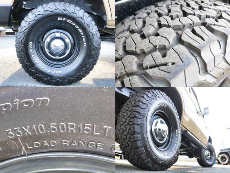 33×10.5R15バリ山です！