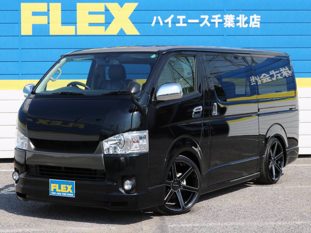 新車未登録　ハイエースバン　Ｓ－ＧＬ　４１５コブラ　クリーンルックフルエアロ！
