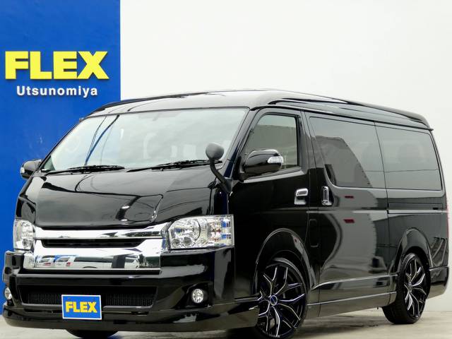 新車　ハイエース　ワゴンＧＬ　レガンスフルエアロ　が完成しましたよ！！