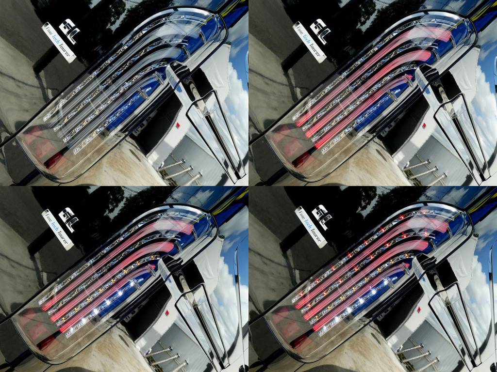 ＦＬＥＸオリジナル煌きブラックＬＥＤテールをインストール！！
