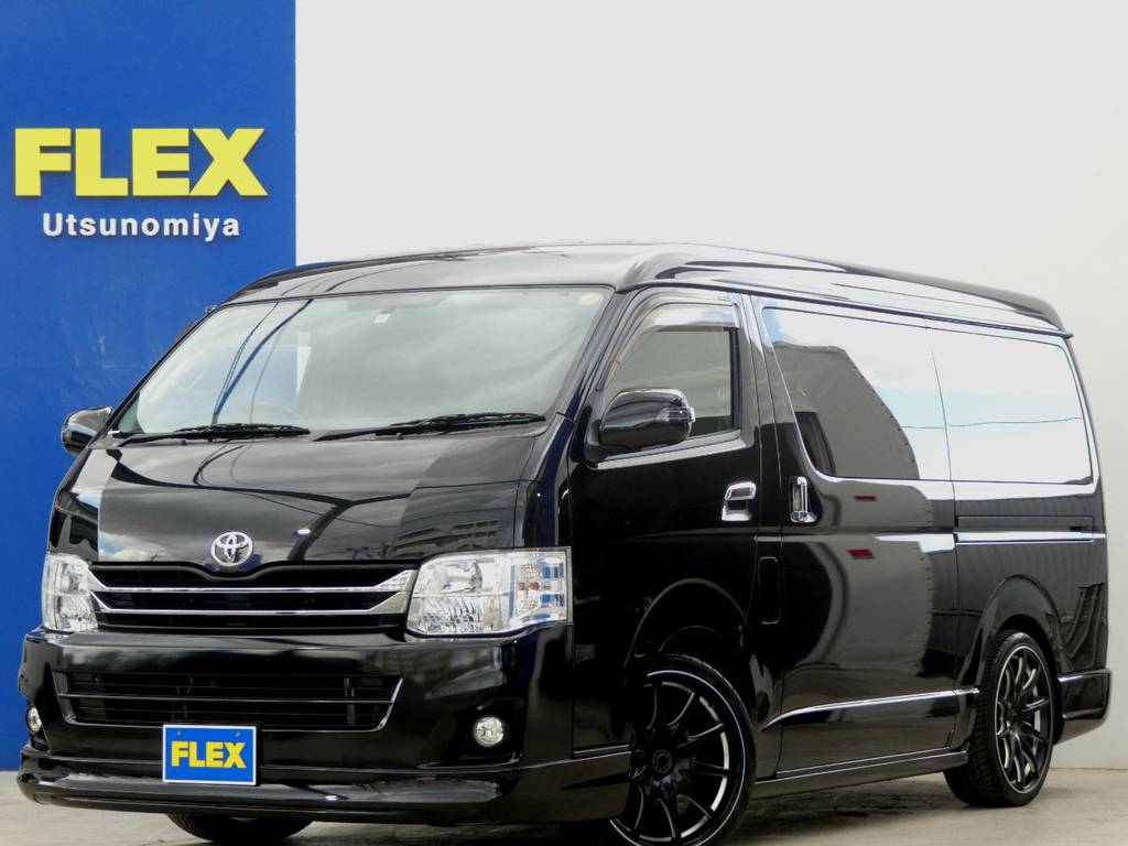 Ｈ２２年　ハイエース　ワゴンＧＬ　４ＷＤ　フルエアロカスタムが入庫しましたよ！！