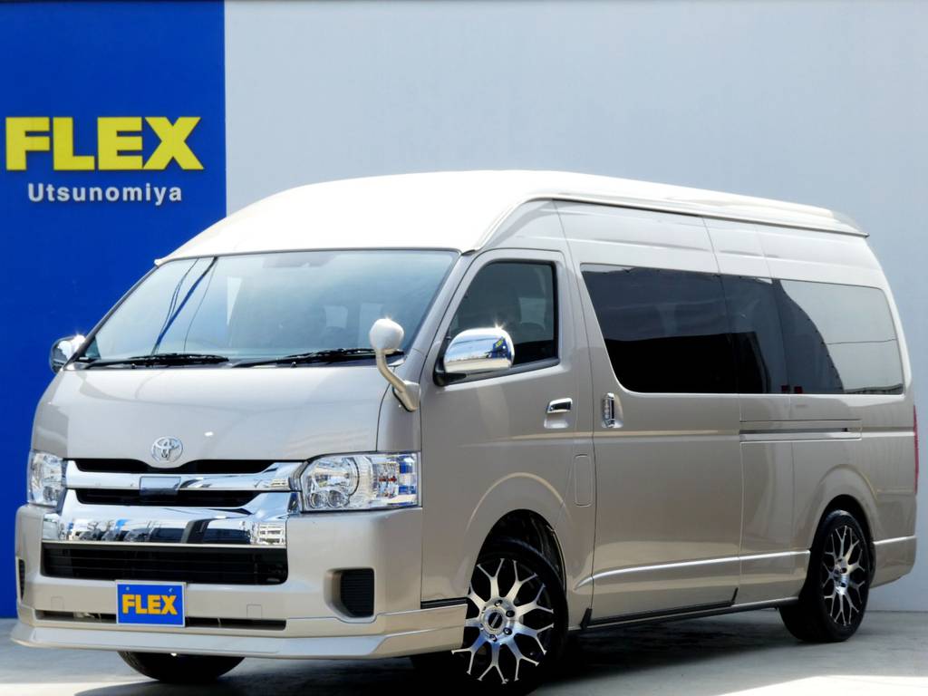 新車　ＴＳＳ付き　ハイエースワゴン　４ＷＤグランドキャビンが入庫しましたよ！！