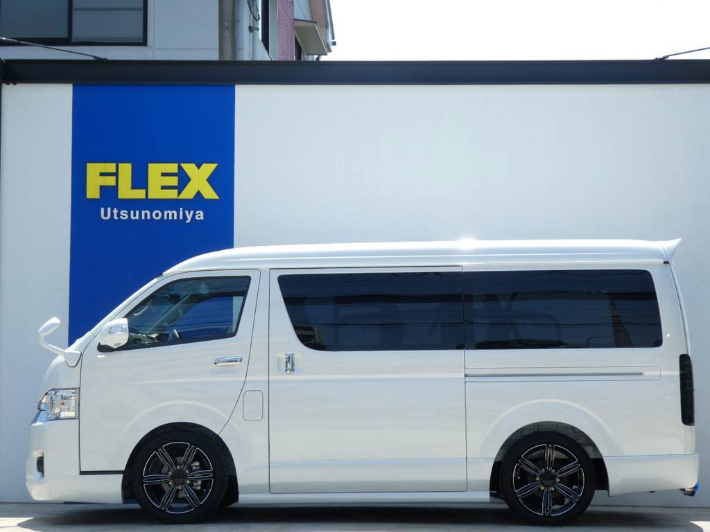 パワースライドドア完備！２インチローダウン施工済み！構造変更後のご納車となりますのでご安心ください！！