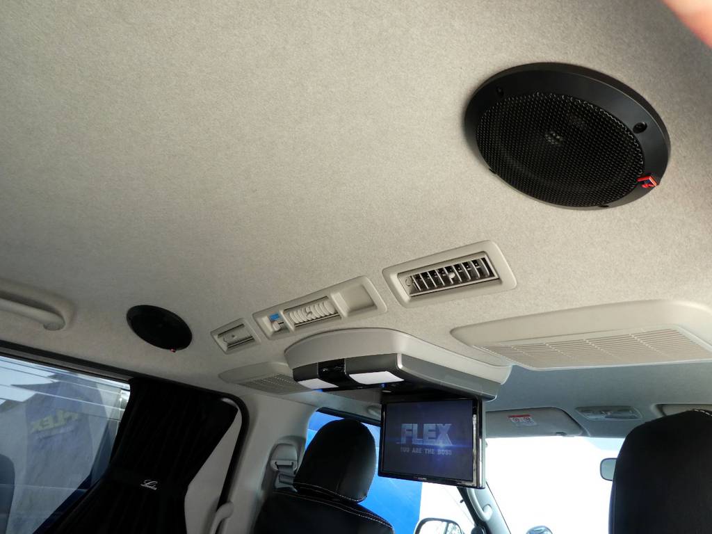 ロックフォード製ルーフスピーカー　ツィーター＆フロントスピーカー配備で音響もＧＯＯＤ！！
