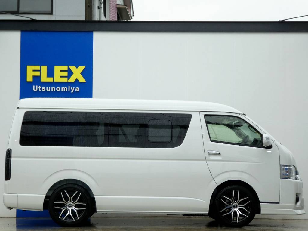 １，５インチローダウン施工済み！構造変更後のご納車となりますのでご安心ください！！メーカーオプションのパワースライドドア完備！！