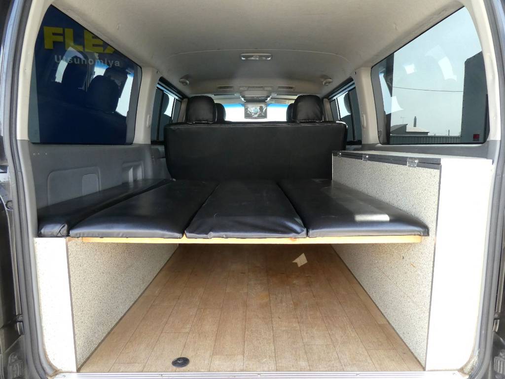 ベットキット完備で車中泊もお楽しみいただけます！！