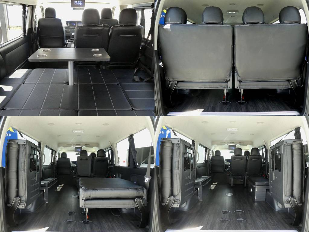 ４列目を跳ね上げると広大なラゲッジスペースが確保できます！！