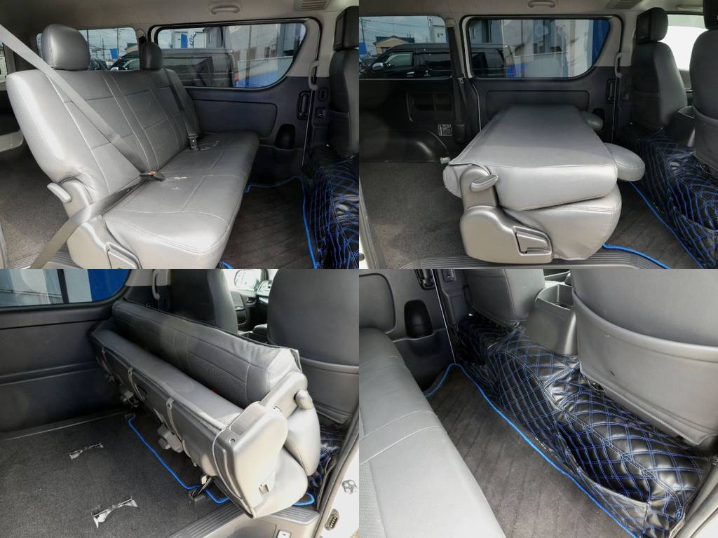 後席も当然！専用シートカバー　リアデッキカバーも配備！！