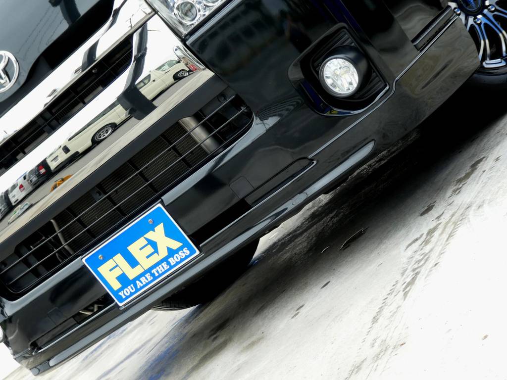 ＴＲＤフロントスポイラーはシンプルで段差も気を遣いません！！