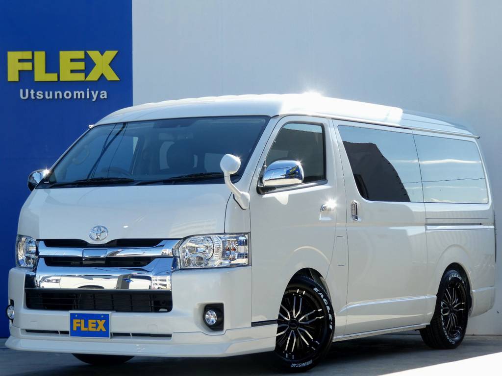 新車　ＴＳＳ付き　ハイエース　ワゴンＧＬ　ＶＥＲ２　が完成しましたよ！！