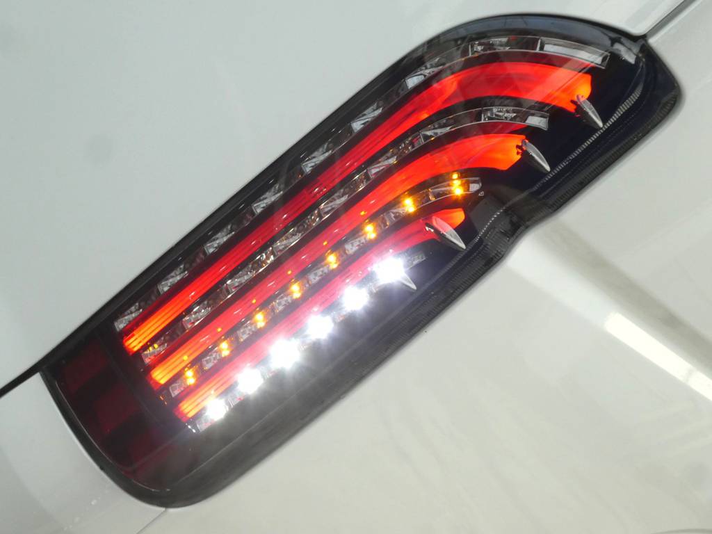 煌きレッドＬＥＤテールは見るものを魅了します！！