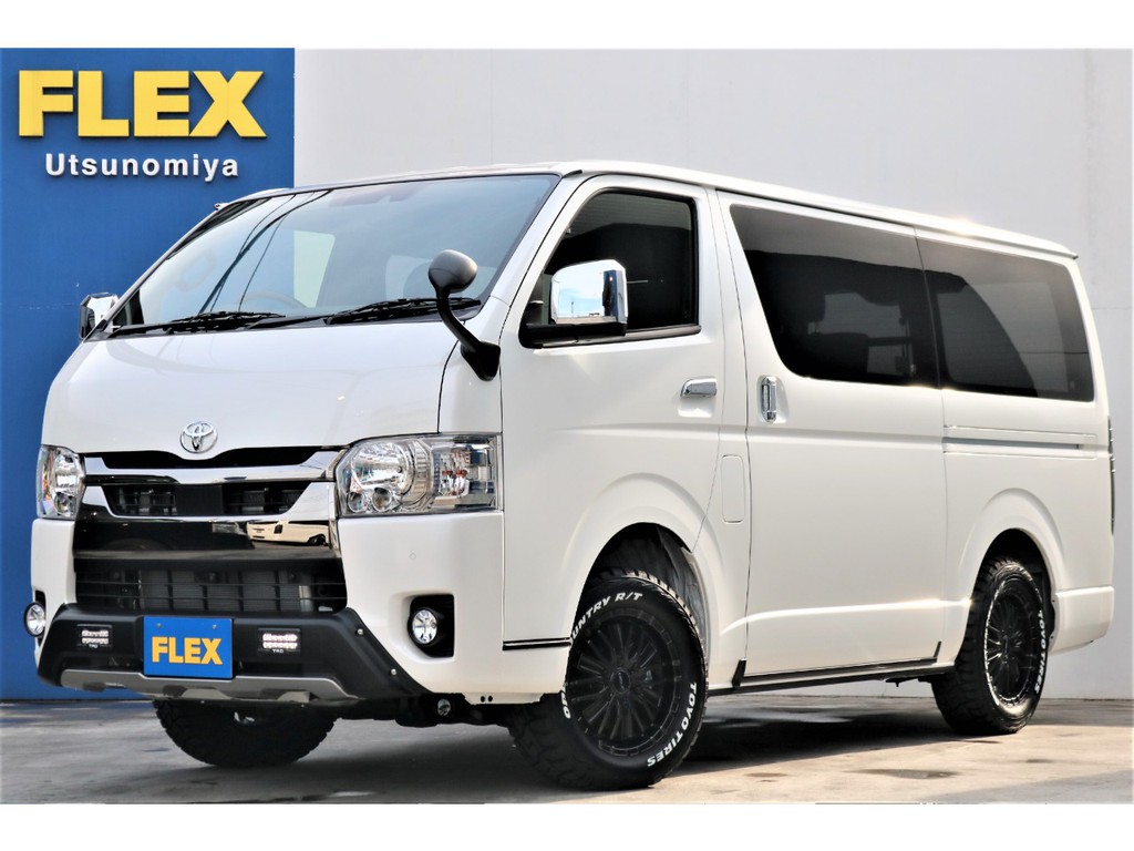 【新車】ハイエースバン2.8スーパーGLロング　ダークプライムⅡロング　ディーゼル4WD　オフロードパッケージ　パワースライドドア