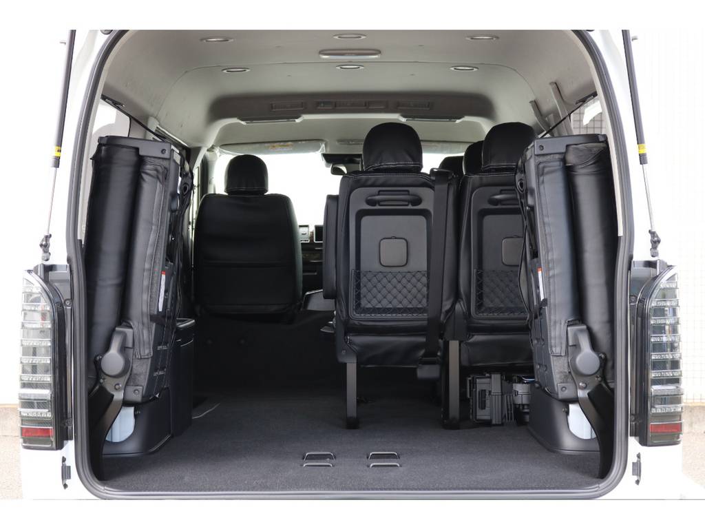 実は収納力も抜群な純正シートアレンジ！ママチャリ２台等も余裕で積めます！