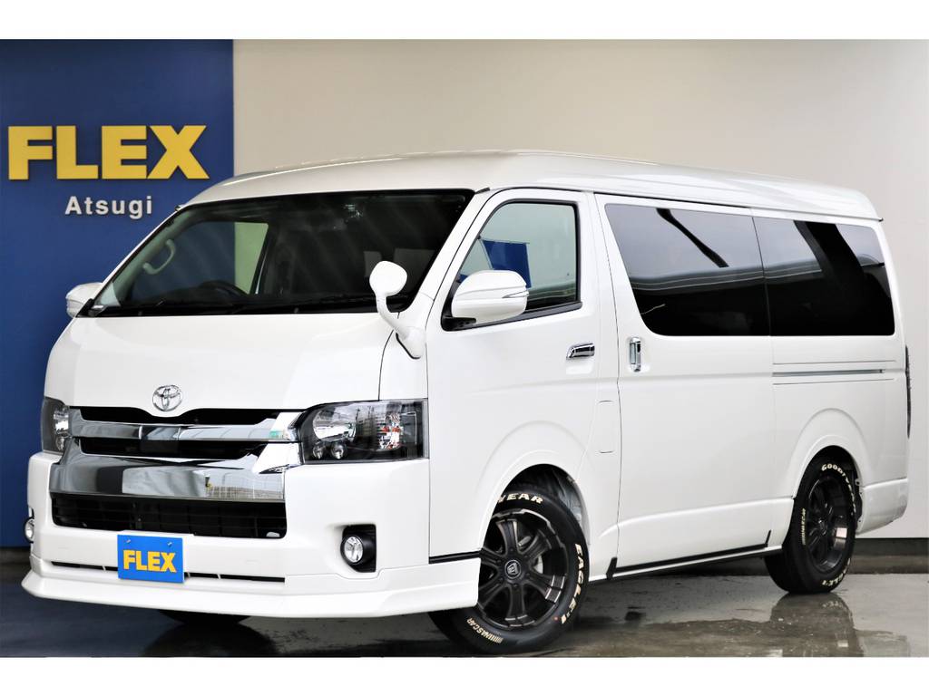 トヨタハイエース2.7GLロング ミドルルーフ4WD TSS付＆内装架装アレンジVer2（テーブル付き♪）