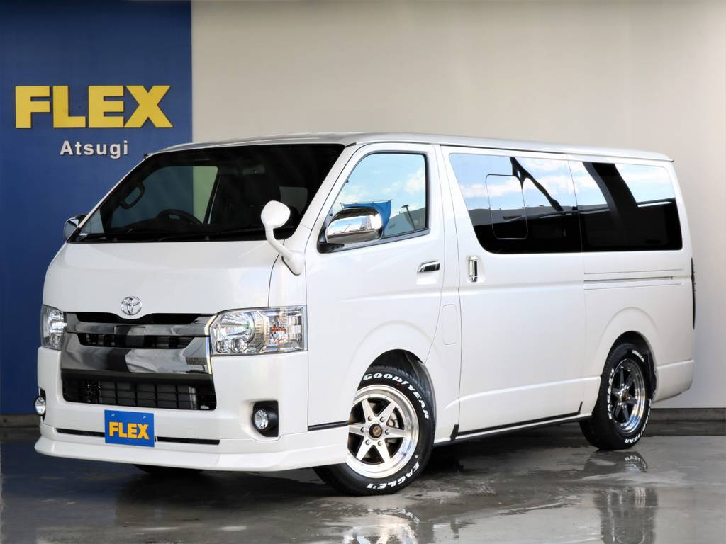 トヨタ ハイエースバン 2.8 スーパーGL ダークプライムⅡ ロングボディ ディーゼルターボ 4WD 寒冷地仕様入りました。
