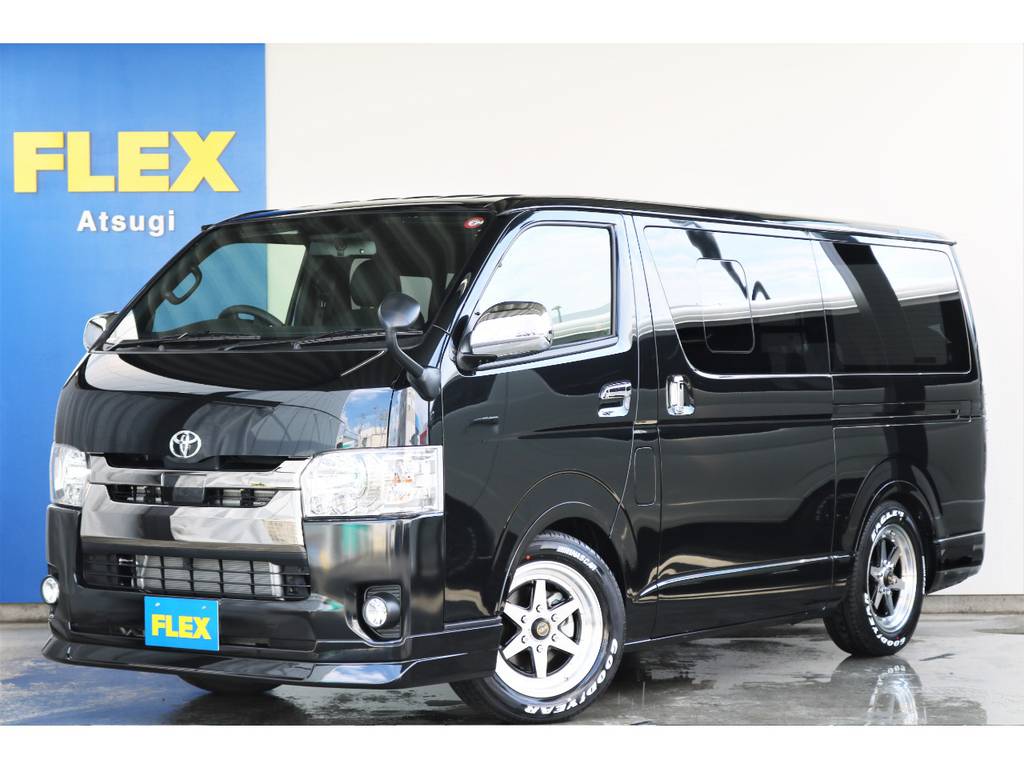 ★★ダークプライムⅡディーゼル２ＷＤ★★　ハイエースバン２．８　２インチローダウン他カスタム盛りだくさんの一台が入庫致しました♪