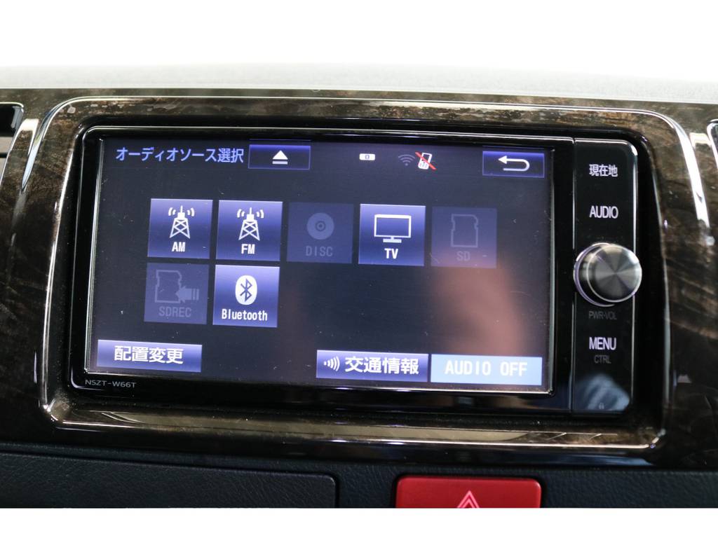 純正フルセグナビ搭載♪Bluetooth対応しております！