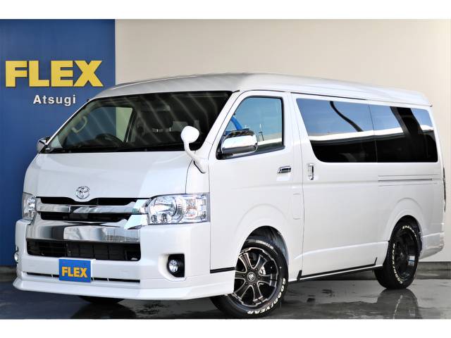 【新車未登録】ＥＴＣ２．０搭載　ハイエースワゴン２．７ガソリン４ＷＤ　　即納車可能なホワイトパールカラーのスタンダードナビパッケージ入庫致しました！！