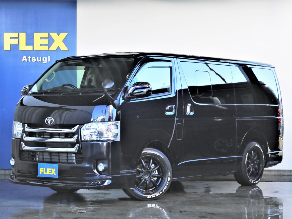 トヨタ ハイエースバン 2 0 ダークプライム マルチロールトランスポーター タイプ ロング 車探しなら中古車 新車の専門店flex フレックス へ