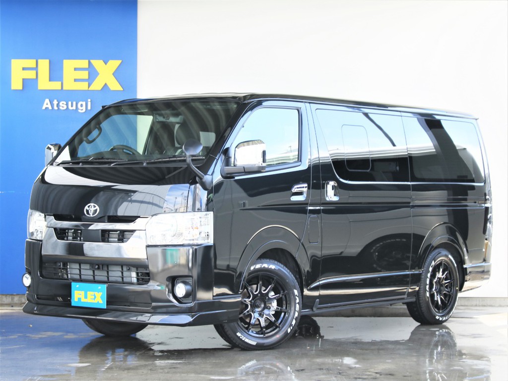 新車未登録 ハイエースバン2.8スーパーGLダークプライムⅡロングボディ ディーゼルターボ4WD オリジナルベッドキット付 入庫致しました！