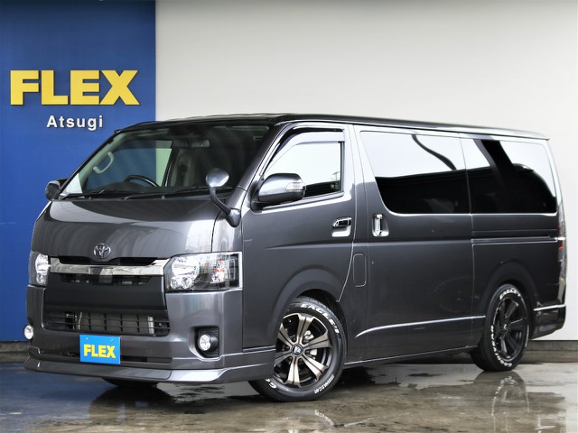 2 どぅ様　ハイエース　FLEX DELF02 17インチ　グッドイヤー グッドイヤー ハイエース FLEX DELF-02 17x6.5 +38 ブラック