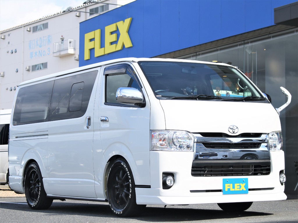 新品のFLEXオリジナルフロントリップスポイラーを装備しております。