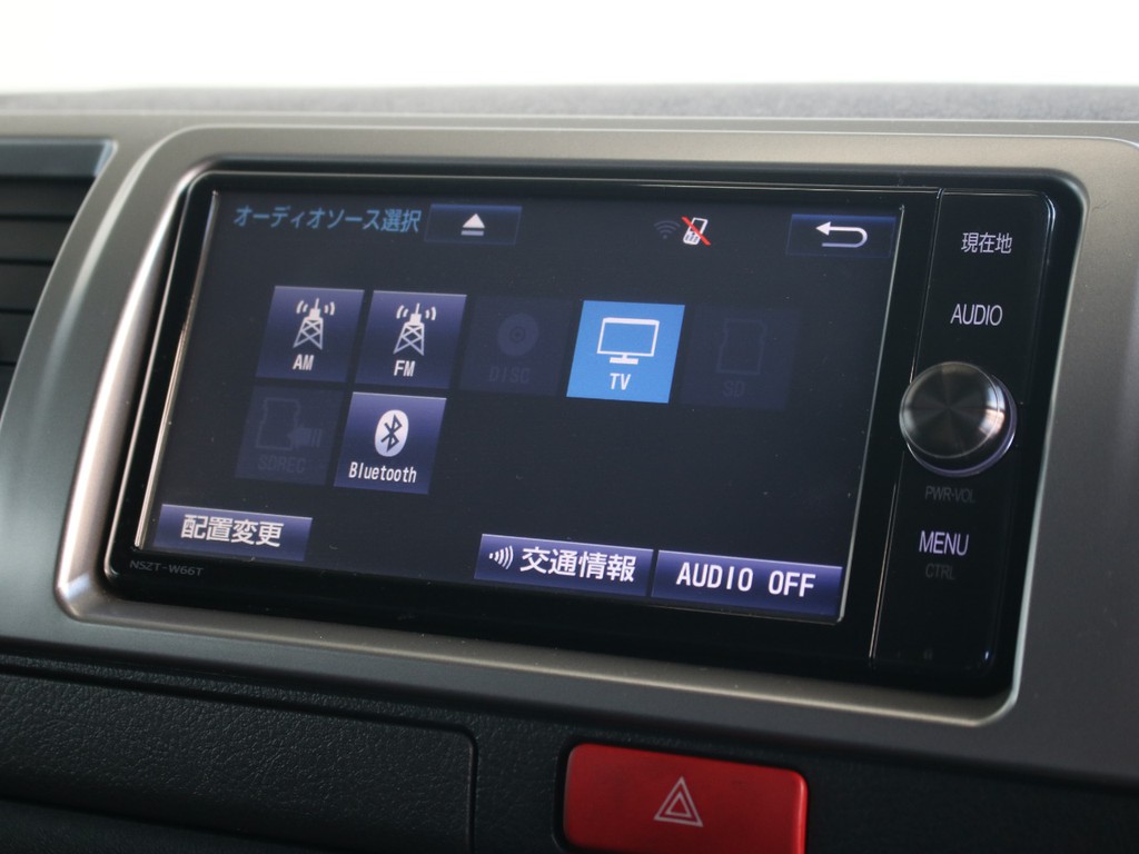 純正フルセグナビを装備！Bluetoothもしっかり使って頂けます！