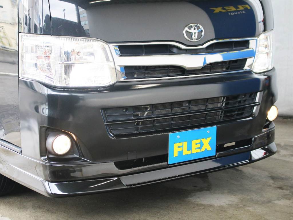 ＦＬＥＸオリジナルのフロントリップスポイラーを装備しております！