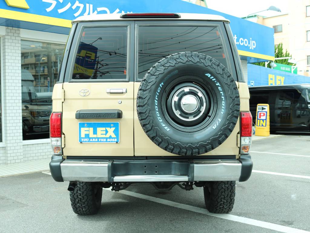 背面タイヤもお揃いです☆