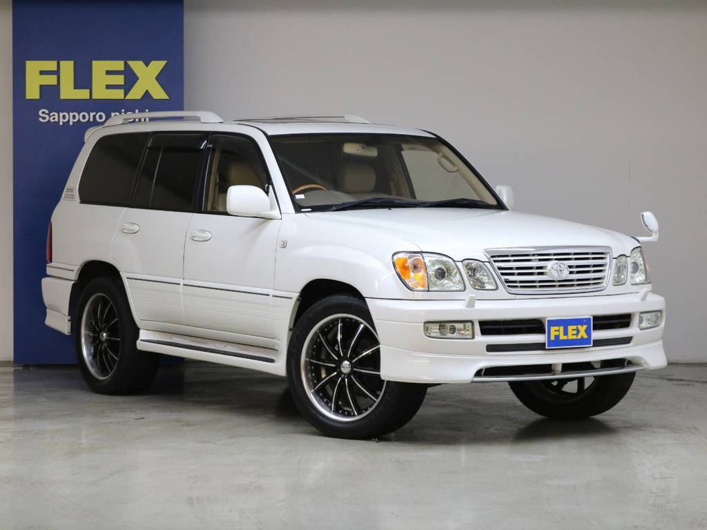 新品フロントリップ＆リアアンダースポイラー☆新品ＬＸテールランプ☆社外２２インチＡＷ☆