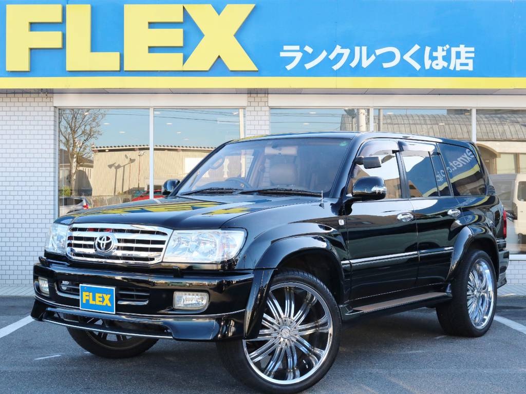 ☆ランクル100☆ブラック☆カスタムコンプリート☆20インチアルミホイール☆