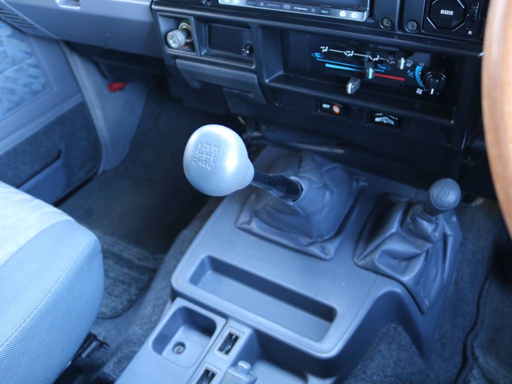 運転して楽しいマニュアルミッション！