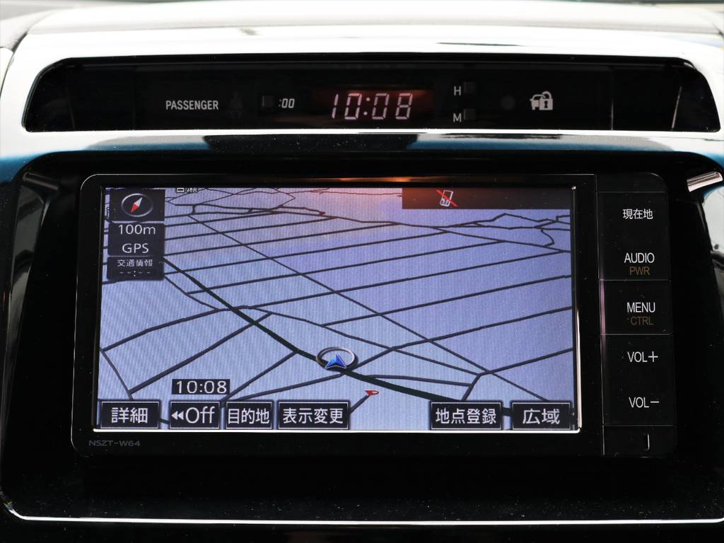 TOYOTA純正ナビがついております♪