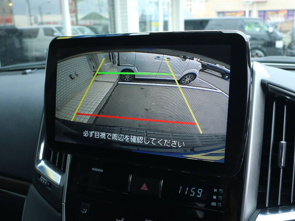 バックカメラも装着済み！後方も安全視界！