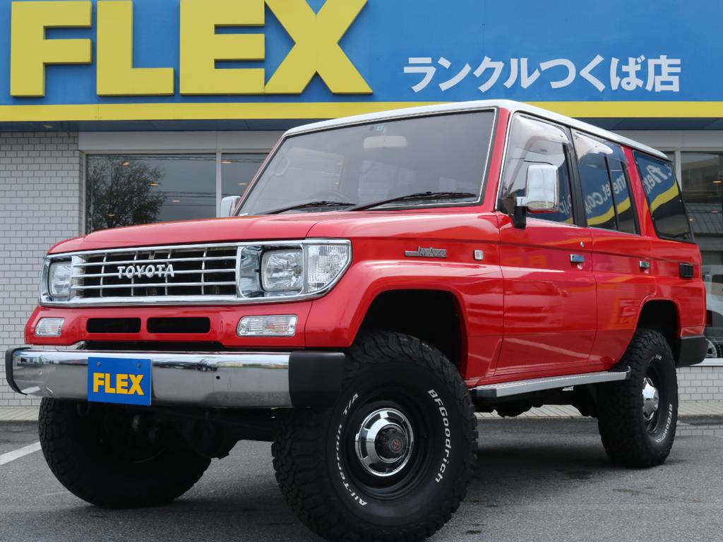 78プラドレッドコンプリート車の入庫です！！