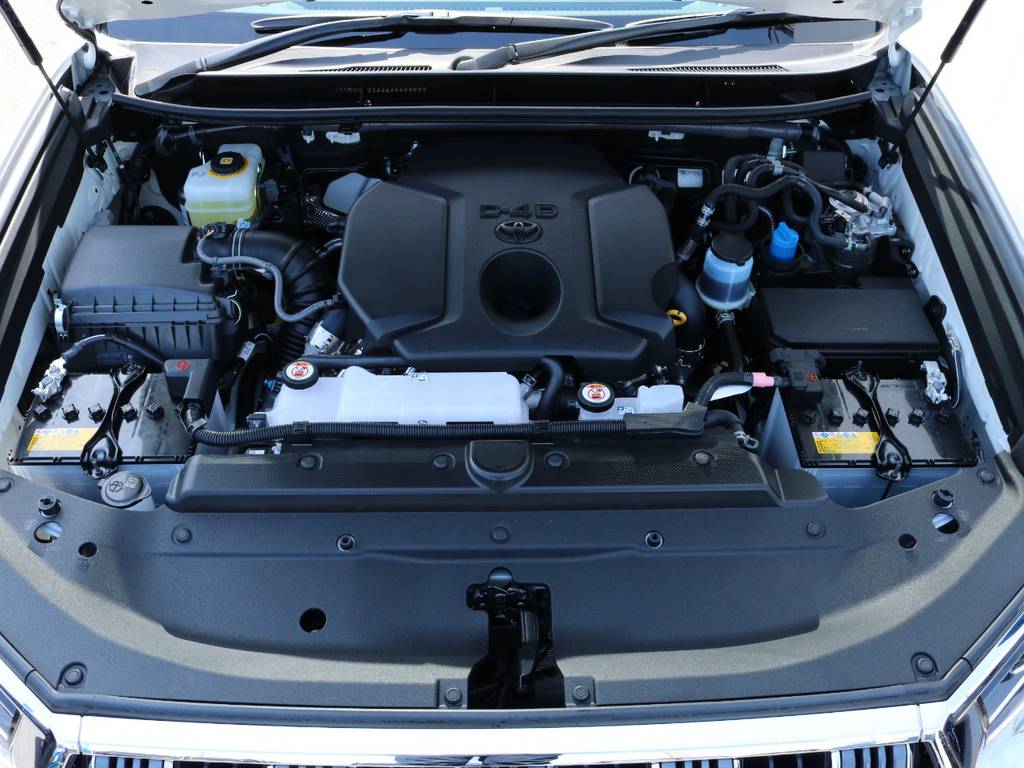 2.8Lの粘りのあるディーゼルエンジン搭載！クリーンディーゼルで全国どこでも登録可能！