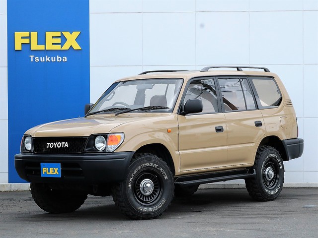 【新品：ベージュオールペイント＆丸目換装】95プラドの入庫です！