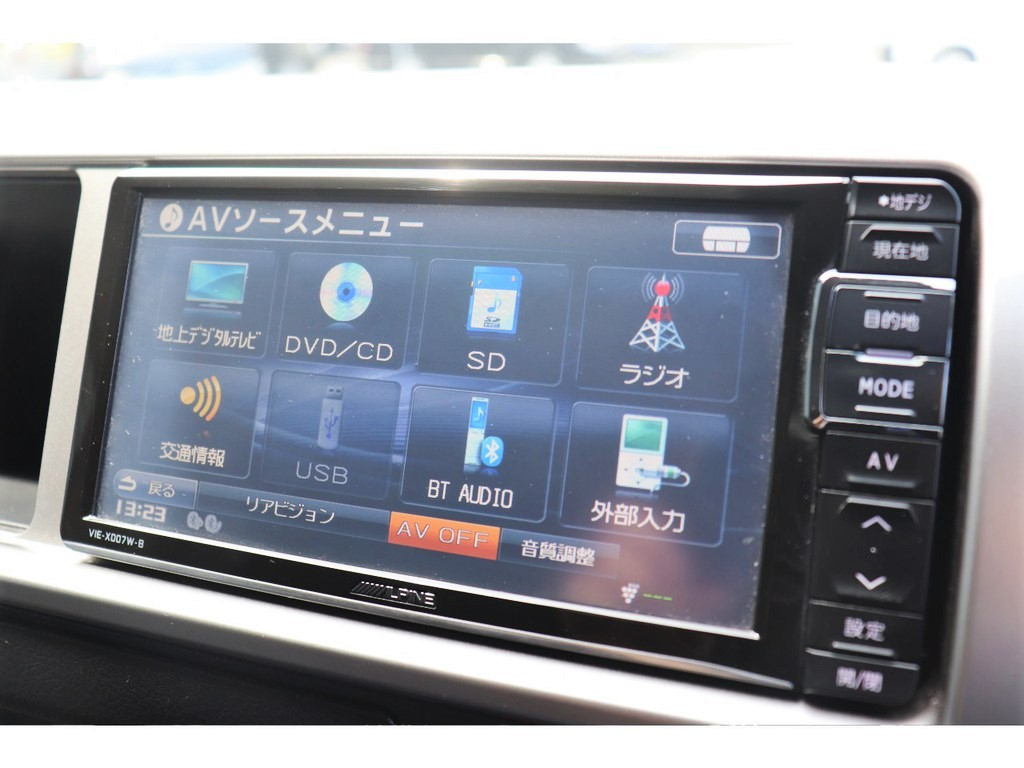 アルパインナビ搭載！フルセグＴＶ！