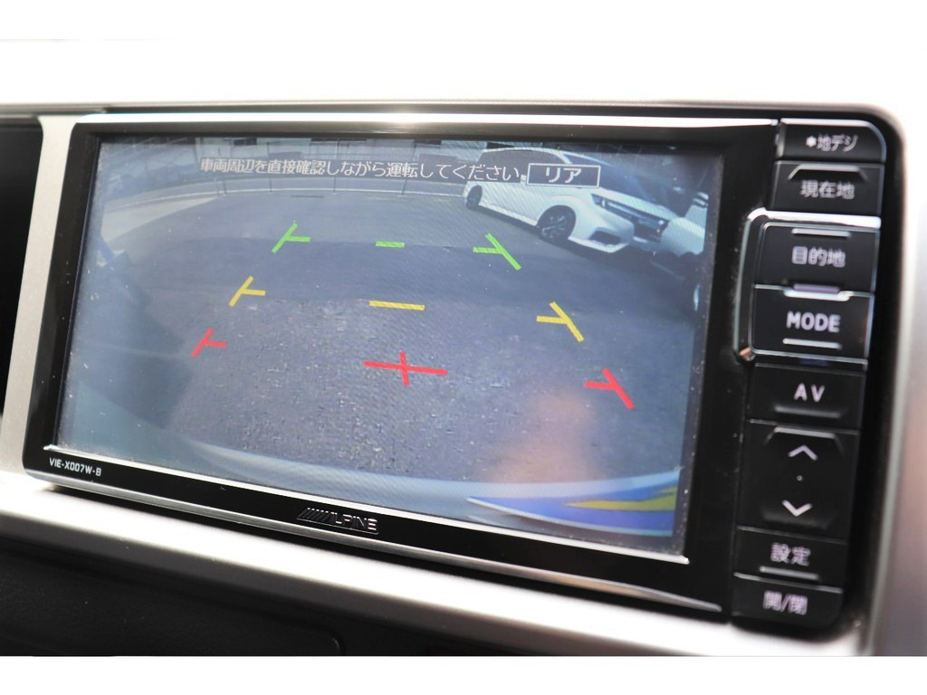駐車に便利なバックカメラ付き！